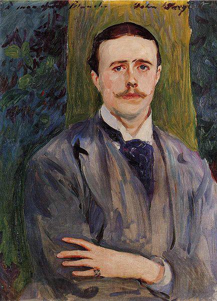 John Singer Sargent Portrait of Jacques Emile Blanche Norge oil painting art